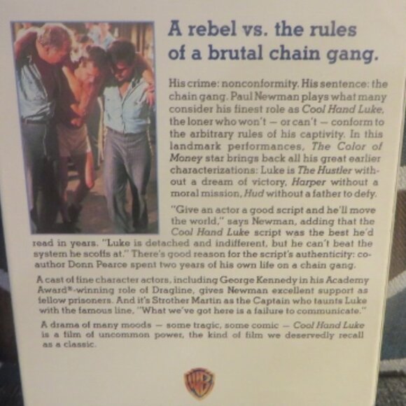 COOL HAND LUKE - 1967 - VHS (1991 Release) - Picture 3 of 10